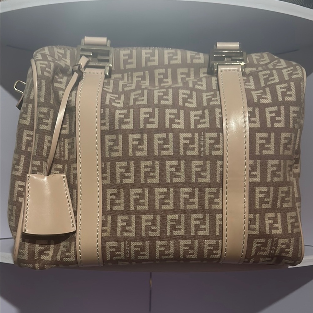 Fendi Brown and Cream Women's Bag
